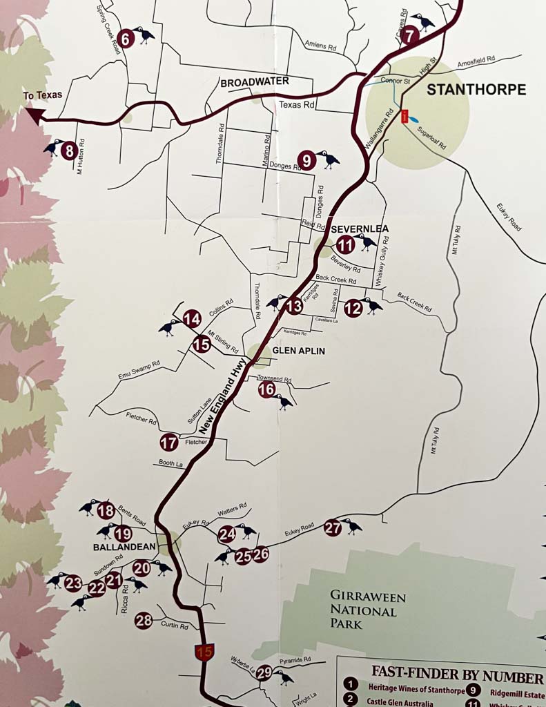 stanthorpe wine tour itinerary